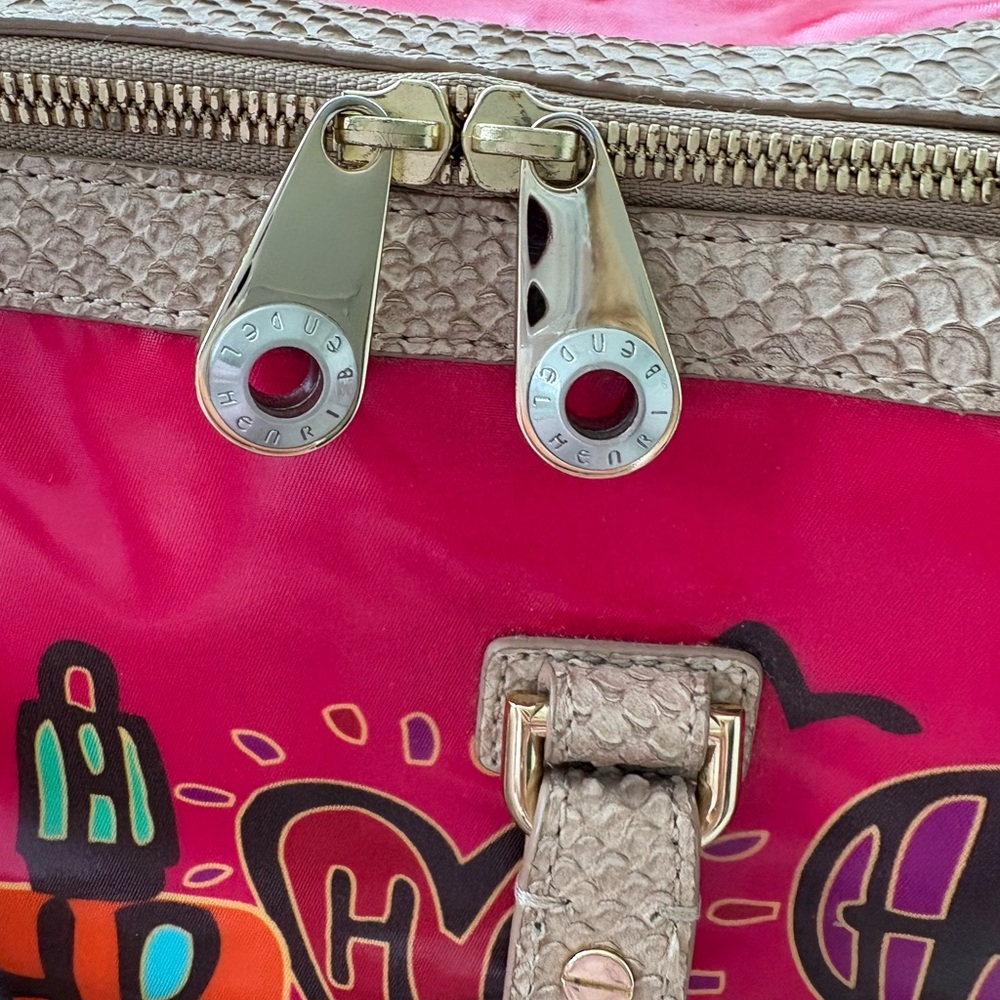 Henri Bendel Multicolor Graphic Satchel NY Limited Edition - Picture 7 of 9